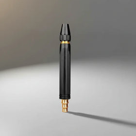 Heavy Duty Brass Hose Nozzle - High Pressure Garden Spray Gun with Multiple Patterns